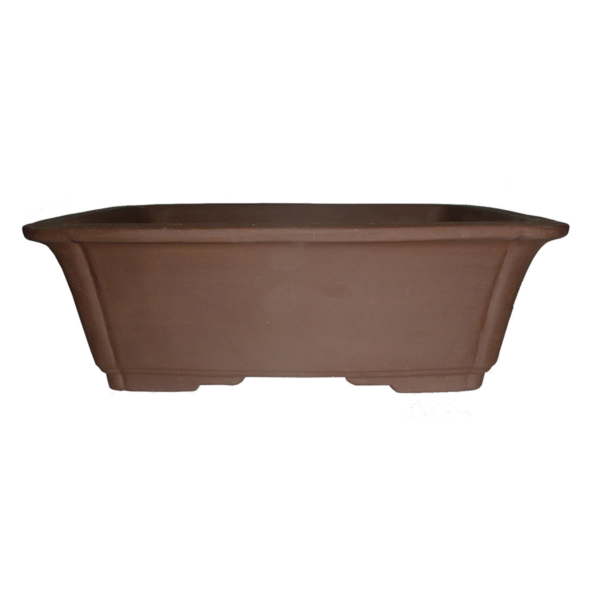 Brussel's Bonsai X-Large Rectangle Pot, Unglazed Finish